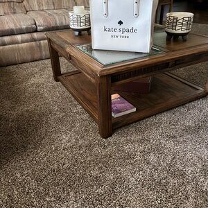 A white pebbled leather large tote.